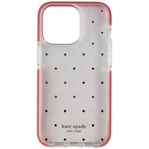 Kate Spade Pink Ombe Dot Rhinestone Case - iPhone 13 Pro - Picture 1 of 3